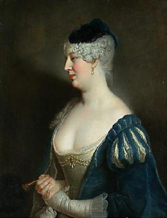 antoine pesne Portrait of Henriette von Zerbsten oil painting image